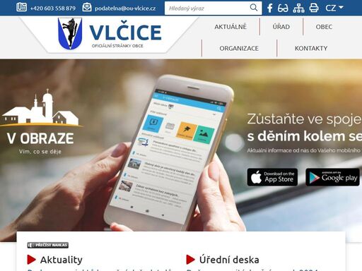 oficiální stránky obce vlčice