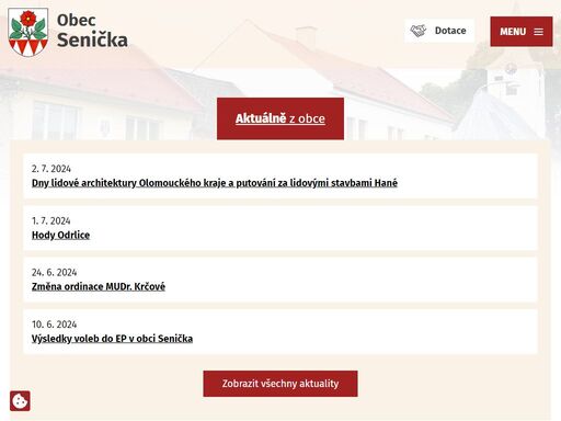 obec senička se nachází v okrese olomouc, kraj olomoucký. ke dni 3. 7. 2012 zde žilo 325 obyvatel.