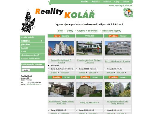 www.reality-kolar.cz