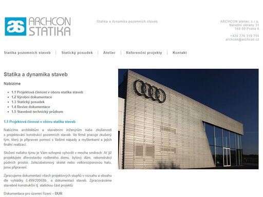 www.archconstatika.cz