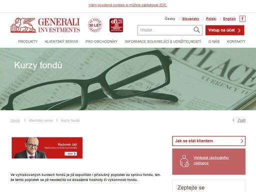 investiční společnost skupiny generali. investování do podílových fondů, investičních programů, produktů životního cyklu.
