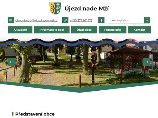 oficiální stránky obce újezd nade mží