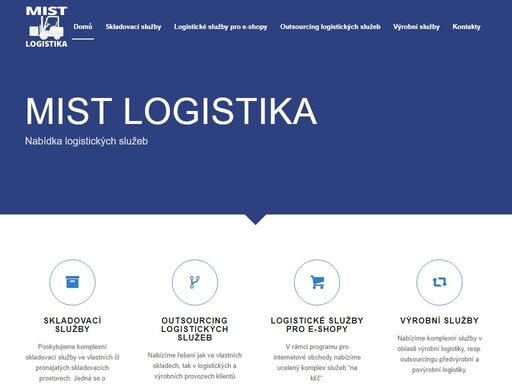 firma mist logistika vznikla v roce 2017 a od roku 2019 se zabývá kompletními logistickými službami a jejich zprostředkováním a to zejména ve středních a západních čechách.