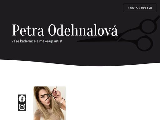 kadeřnictví - petra odehnalová vaše kadeřnice a make-up artist.