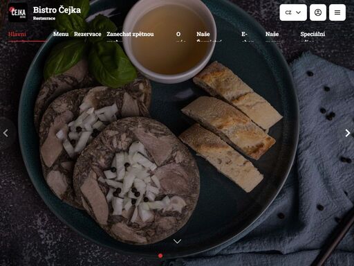 bistro čejka nabízí nejlepší uzeniny z rodinného řeznictví čejka. tradiční české chutě servírujeme přímo z kuchyně na stůl nebo v podobě office cateringu a dárkových balení.