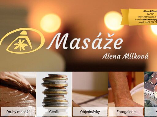 www.masaz-milkova.cz