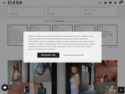 oficiální stránky společnosti elega vyrábějící české luxusní kabelky a doplňky z kůže. nejvyšší kvalita od roku 1992. při nákupu nad 3000 kč doprava zdarma.