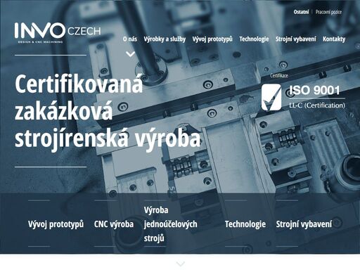 invo czech - certifikovaná zakázková strojírenská výroba a pružná prototypová nástrojárna díky přesnému a modernímu vybavení a smyslu pro detail.