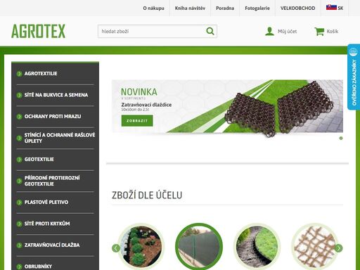 mulčovací textilie - agrotextilie firmy agrotex slouží jako ideální zábrana v prorůstání plevele