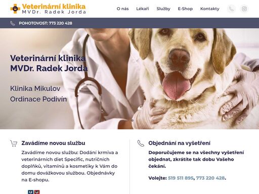 www.veterinamikulov.cz