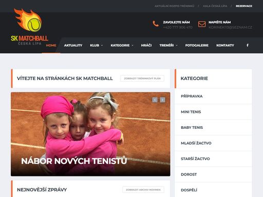 nejúspěšnější českolipský tenisový klub sk matchball.