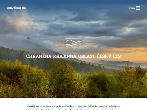 oficiální webové stránky chráněné krajinné oblasti český les. chko český les vznikla v roce 2005.