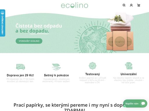 eshopecolino.cz. příběh sourozenců, kteří se nejprve prali mezi sebou. pak dostali nápad, díky kterému můžou praním společně pomáhat lidem kolem sebe a zároveň i planetě.
my jsme tři bratři, jsme tu pro vás s radostí každý den.
zleva: fanda, pepa, romča
každou obálku osobně zabalíme a kontrolujeme její kvalitu.

…