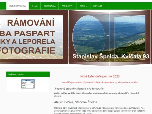 www.atelierkvicala.cz