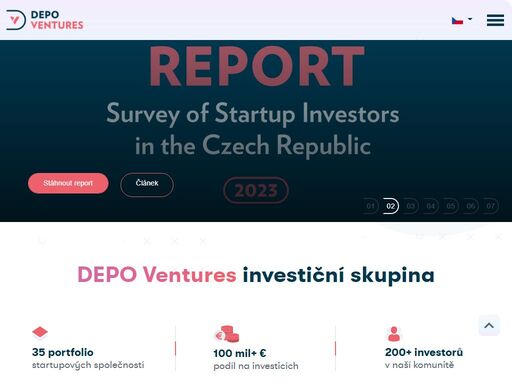             depo ventures | propojujeme svět investorů a startupů.
    
