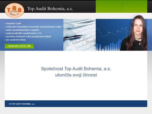 top audit bohemia a.s., auditorské služby