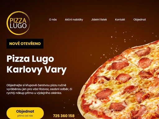 objednejte si křupavě čerstvou pizzu ručně vyráběnou jen pro vás! rozvoz, osobní odběr, či rychlý nákup přímo u výdejního okénka.