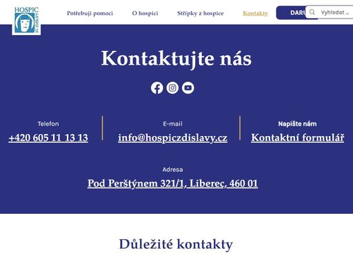 www.hospiczdislavy.cz