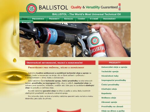 the world's most universal technical oil, ballistol