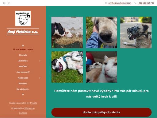 pomůžete nám postavit nové výběhy? pro vás pár klinutí, pro nás velký krok k cíli!