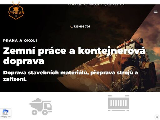 doprava stavebních materiálů, přeprava strojů a zařízení. nabízíme komplexní služby v oblasti zemních a výkopových prací, demolic a nákladní autodopravy s dlouholetou zkušeností.