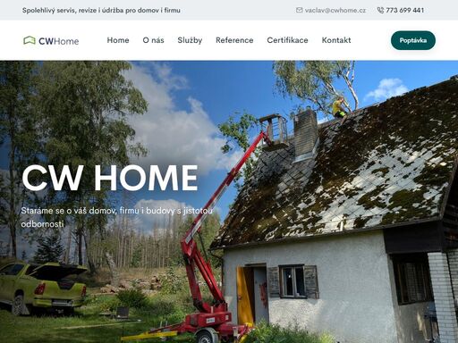 jsme cw home, specialisté na nízkoenergetické dřevostavby postavené na míru každému zákazníkovi. zaměřujeme se na asistované dřevostavby