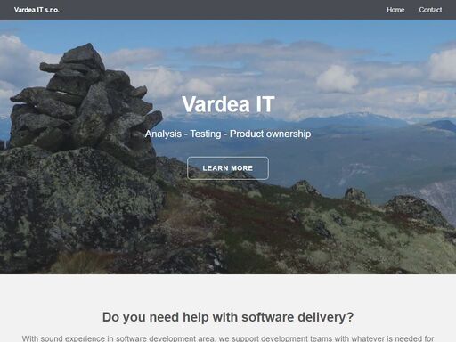 we help you analyze, test and deliver your software products.