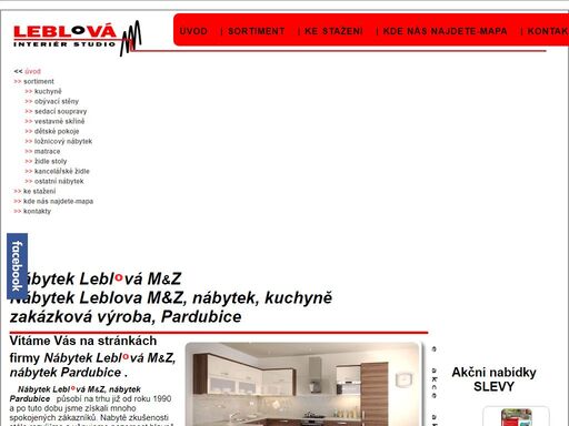 kuchyně pardubice,nábytek leblová m&z,nábytek pardubice,zakázková výroba,prodej nábytku,návrhy interieru,montáž,doprava,sedací,soupravy,židle,stoly,postele