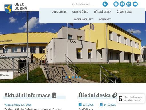 dobrá se rozkládá na čtvrtohorních naplaveninách v podhůří beskyd, v údolí řeky morávky, mezi vrchy a skalickou strážnicí.