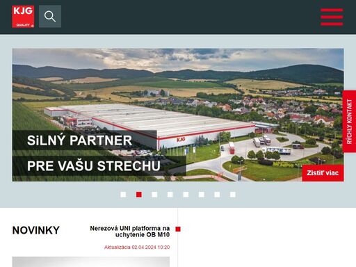 spoločnosť kjg patrí medzi lídrov vo výrobe odkvapového systému a strešnej krytiny na slovensku.
