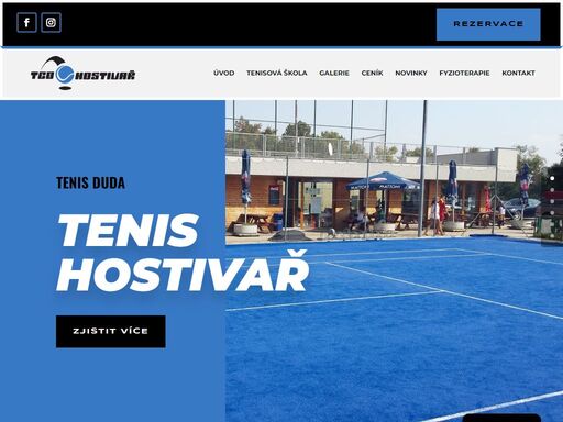 nabízíme vám komplexní sportovní zážitek - 3 kurty s umělým povrchem, v zimě hala, bar, tenisová škola, tenisové kurzy, rezervační systém, kredity, wi-fi,