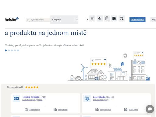 nezávislý portál pro sdílení referencí a hodnocení firem, služeb a produktů