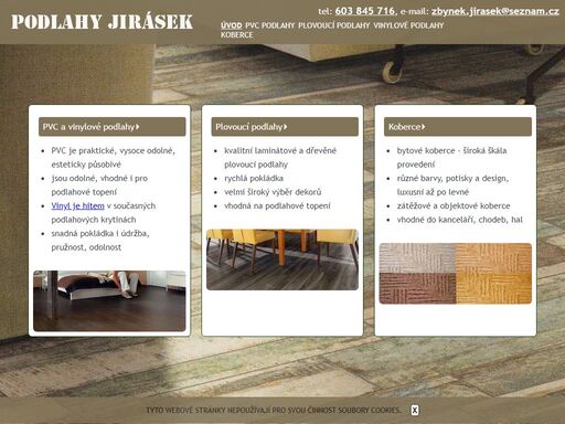 podlahy kladno - jirásek - laminátové, dřevěné, plovoucí a vinylové podlahy, pvc, lino, koberce, stěrky, stěrkování podlah, obklady schodišť - kladno, velká dobrá, žehrovice, slaný, praha, rakovník, beroun, unhošť, rudná, loděnice, louny, lány, nové strašecí