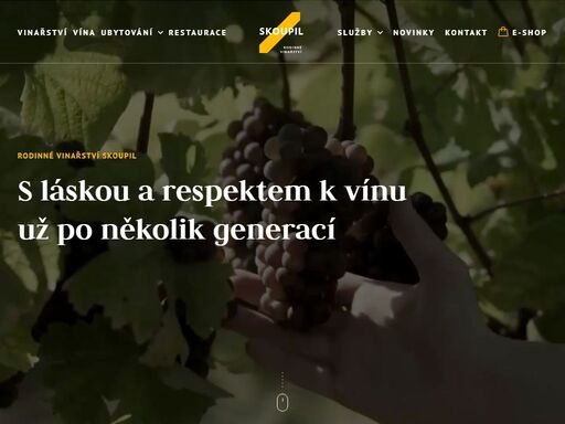s láskou a respektem k vínu už po několik generací