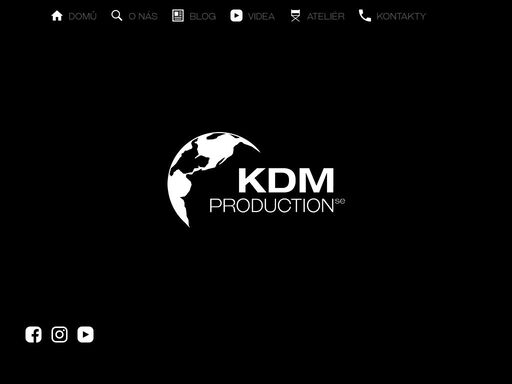 kdm production se působí na trhu jako produkční agentura, které nechybí svěží nápady, originalita a zodpovědný přístup.