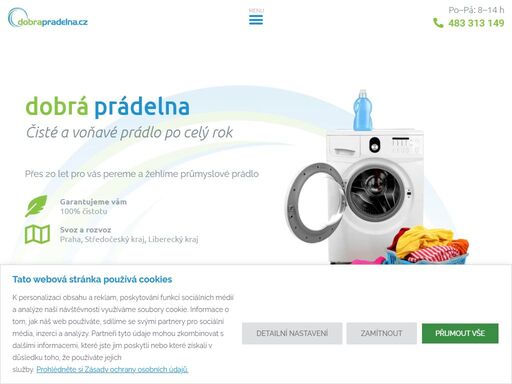 naše dobrá prádelna nabízí praní prádla pro zdravotnická zařízení. svoz špinavého a rozvoz čistého prádla. pronájem lůžkovin.