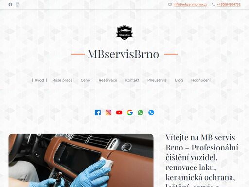 profesionální ruční mytí aut, čištění interiéru, renovace laku, keramická ochrana a pneuservis v brně židenicích. postaráme se o vaše vozidlo tak, aby vypadalo jako nové a vy jste se v něm cítili skvěle!