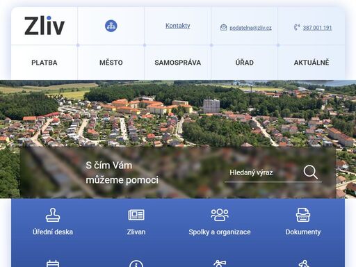 město zliv