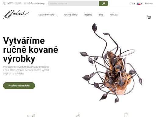 umělecké kovářství ondráček design je rodinná firma s dlouholetou tradicí. děláme kované výrobky a realizace na míru, vše jako ruční práci.