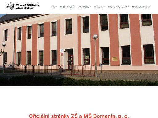 zš a mš domanín