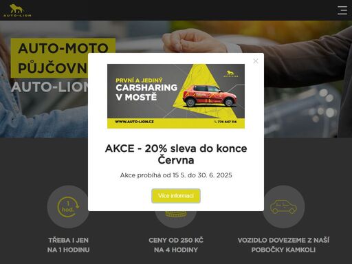 oficiální webové stránky společnosti auto-lion. 
