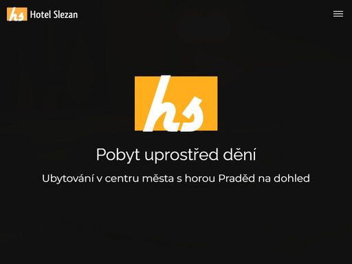 pobyt uprostřed dění