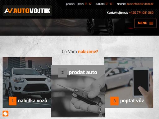 už patnáct let se staráme o prodej a výkup vašich vozů. garantujeme najeté kilometry. na mechanický stav vozidla poskytujeme záruku. zjistěte více. 