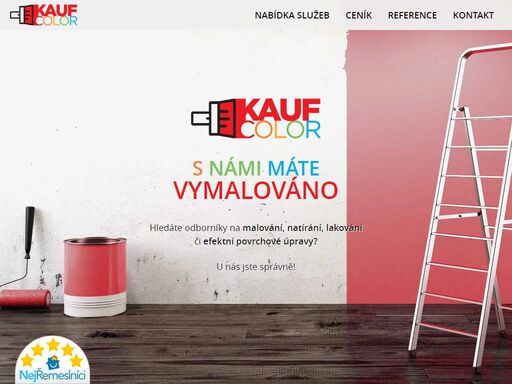 profesionální služby v oblasti malířství. nechte si vymalovat od profesionálů.
