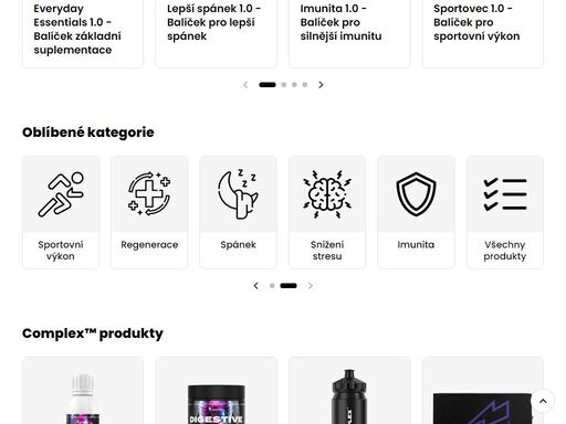 complex™ - prémiové, vědou podložené doplňky stravy a produkty podporující výkon a zdraví pro ty, kteří na sobě chtějí zapracovat! doručení do 3 pracovních dnů. doprava zdarma nad 1 200kč!