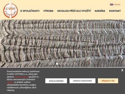 společnost classic cotton s.r.o. je výrobcem velmi širokého sortimentu přízí z přírodních i umělých vláken.