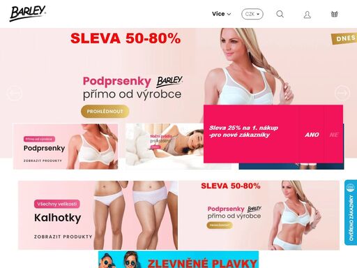 dámské i pánské spodní prádlo všech velikostí. vyberte si elegantní spodní prádlo pohodlně na našem e-shopu. 