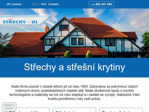 střechy, střešní krytiny, okna a izolace