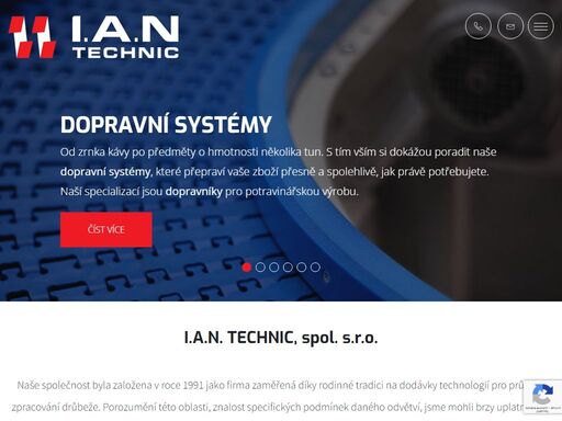výroba a prodej dopravníků a dopravních systémů, porážkových linek, kartonovacích strojů a strojů pro automatickou manipulaci a kooperační výrobu.