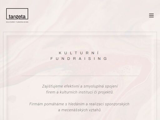 hledáme a zajišťujeme efektivní a smysluplná spojení sponzorů a kulturních institucí či projektů.